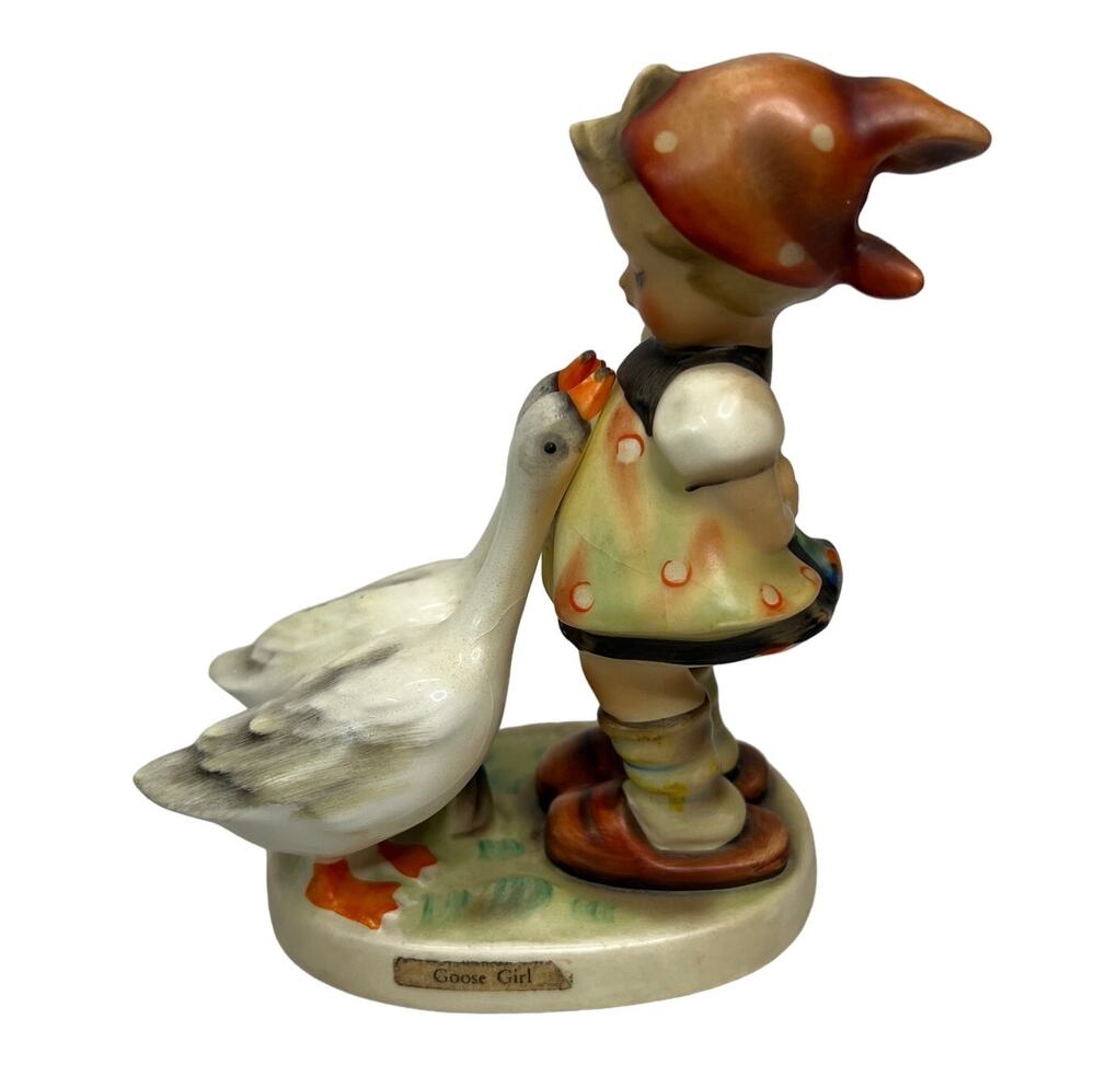 Vintage Hummel Goose Girl Figurine #47 TMK3 4.75"